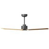 Ventilador de techo Sulion Anne 127cm gris grafito y madera media motor DC con mando — vista 3