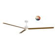 Ventilador de techo con luz Sulion Anne LED madera blanco CCT Ø132cm 2309125