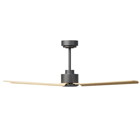 Ventilador de techo Sulion Anne grafito, mate, palas madera clara 2195308