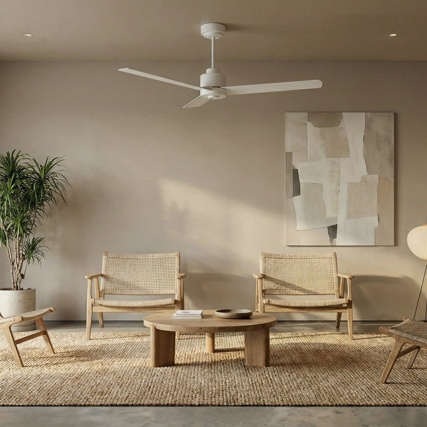 Ventilador de techo con luz Sulion Anne 127cm LED blanco motor DC CCT regulable — vista 2