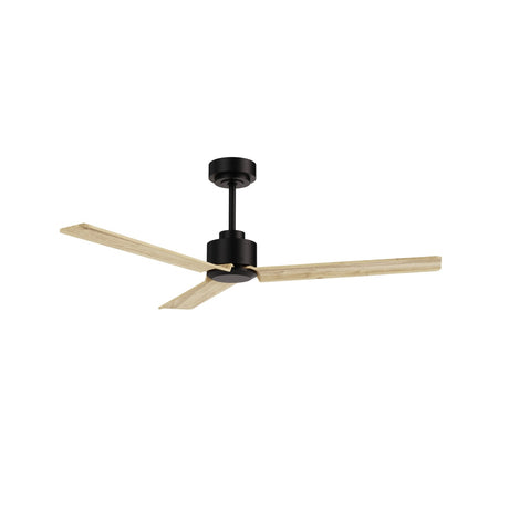 Ventilador de techo Sulion Anne negro, mate, palas madera clara 2245966