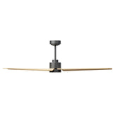 Ventilador de techo Sulion Anne grafito, mate, palas madera clara 2249254