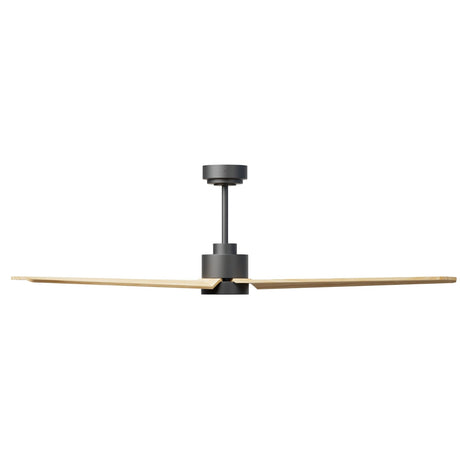 Ventilador de techo Sulion Anne grafito, mate, palas madera clara 2249254
