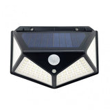 Fabrilamp Kira Aplique Solar  6000k Negro 450lm Ip65 9,5x13,5x5cm Sensor Mov.y Crepusc. 166661009