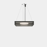 Lámpara de techo colgante LedsC4 Scarlett Square Pendant Individual x SQPI-C00-SD0000-OSV