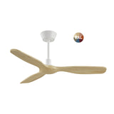 Ventilador de techo Sulion Balcony Neo madera blanco apto exterior IP44 Ø107cm 2308791
