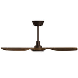 Ventilador de techo con luz Sulion Balcony Neo 107cm marrón y madera oscura motor DC — vista 3