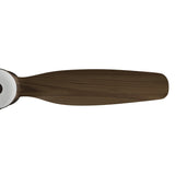 Ventilador de techo con luz Sulion Balcony Neo 142cm marrón y madera oscura motor DC — vista 5