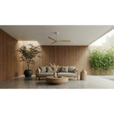 Ventilador de techo Sulion Balcony Neo 107cm motor DC blanco y madera clara — ref. 2248615 (2)