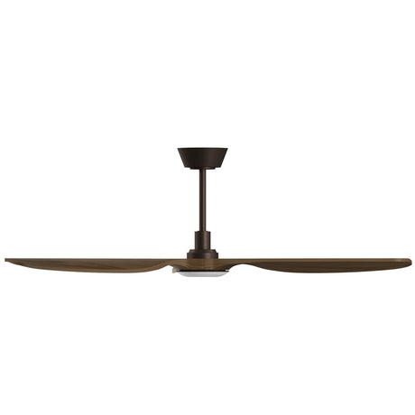 Ventilador de techo con luz Sulion Balcony Neo 142cm marrón y madera oscura motor DC — vista 2