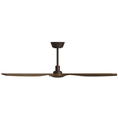 Ventilador de techo Sulion Balcony Neo 142cm marrón y madera oscura motor DC con mando — vista 3