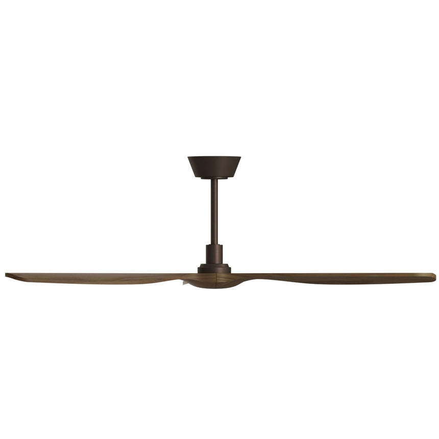 Ventilador de techo Sulion Balcony Neo 142cm marrón y madera oscura motor DC con mando — vista 3
