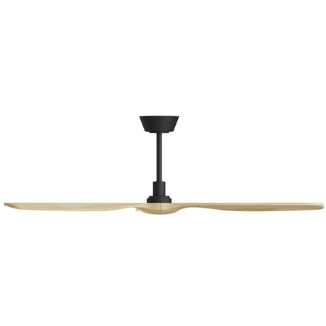 Ventilador de techo Sulion Balcony Neo 142cm motor DC negro y madera clara — ref. 2248837 (3)