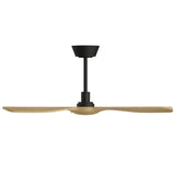 Ventilador de techo Sulion Balcony Neo 107cm negro y madera media motor DC con mando — vista 3