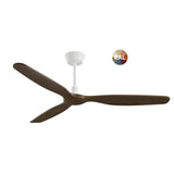 Ventilador de techo Sulion Balcony Neo madera blanco apto exterior IP44 Ø107cm 2309729