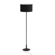 Lámpara de pie Sulion Basic Stylo E27 tela negro con pantalla 2173580