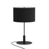 Lámpara de sobremesa Sulion Basic Stylo LED E27 metal tela negro 40W 2173597