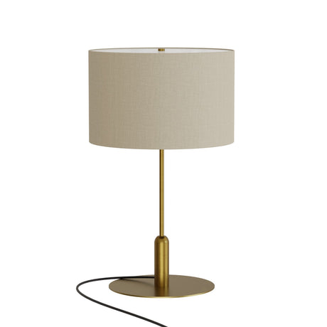 Lámpara de sobremesa Sulion Basic Stylo LED E27 metal tela natural 40W 2182162