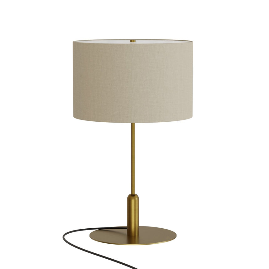 Lámpara de sobremesa Sulion Basic Stylo LED E27 metal tela natural 40W 2182162