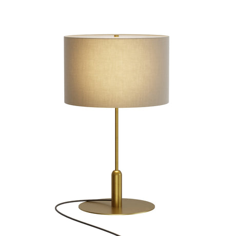 Lámpara de sobremesa Sulion Basic Stylo LED E27 metal tela natural 40W 2182162