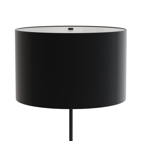 Lámpara de sobremesa Sulion Basic Stylo LED E27 metal tela negro 40W 2173597