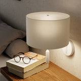 Aplique de pared Sulion Basic Stylo LED E27 tela blanco con pantalla Ø25cm 40W 2173603