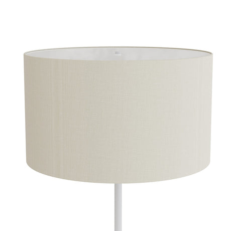 Lámpara de pie Sulion Basic Stylo LED E27 tela blanco con pantalla 40W 2182131