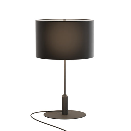 Lámpara de sobremesa Sulion Basic Stylo LED E27 metal tela negro 40W 2173597