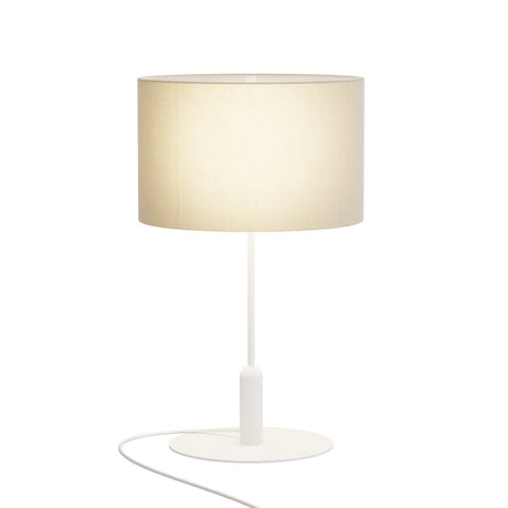 Lámpara de sobremesa Sulion Basic Stylo LED E27 metal tela blanco 40W 2182155