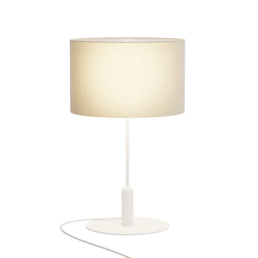 Lámpara de sobremesa Sulion Basic Stylo LED E27 metal tela blanco 40W 2182155