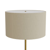 Lámpara de pie Sulion Basic Stylo LED E27 tela natural con pantalla 40W 2182148