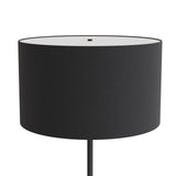 Lámpara de pie Sulion Basic Stylo LED E27 tela negro con pantalla 40W 2173580