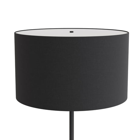 Lámpara de pie Sulion Basic Stylo LED E27 tela negro con pantalla 40W 2173580