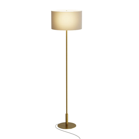 Lámpara de pie Sulion Basic Stylo LED E27 tela natural con pantalla 40W 2182148