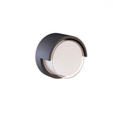 Beneito & Faure BLIS REDONDO Aplique de pared exterior negro 15W switch CCT 4958