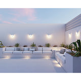 Beneito & Faure BLIS REDONDO Aplique de pared exterior negro 15W switch CCT 4958