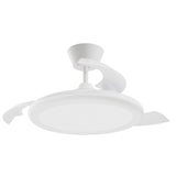 Ventilador de techo con luz Sulion Bombay Estilo 89cm LED blanco y lechoso motor DC 223942 — vista 2