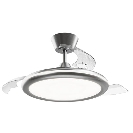 Ventilador de techo Sulion Bombay niquel, mate, palas trasparente 2308821