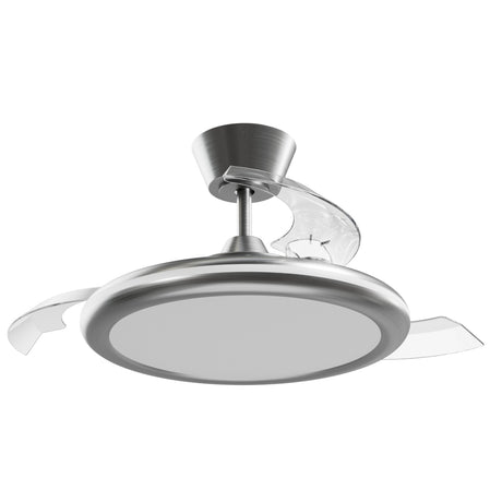 Ventilador de techo Sulion Bombay niquel, mate, palas trasparente 2308821