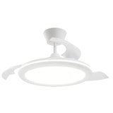 Ventilador de techo con luz Sulion Bombay Estilo 89cm LED blanco y lechoso motor DC 223942 — vista 4