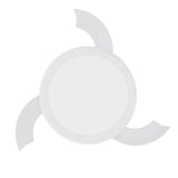 Ventilador de techo con luz Sulion Bombay Estilo 89cm LED blanco y lechoso motor DC 223942 — vista 5