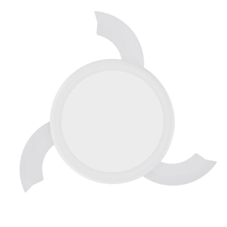 Ventilador de techo con luz Sulion Bombay Estilo 89cm LED blanco y lechoso motor DC 223942 — vista 5