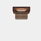 Plafón LedsC4 Scarlett Square Surface Chandelier x + x LED 73cm SQSC-BA0-SELF00-OSV