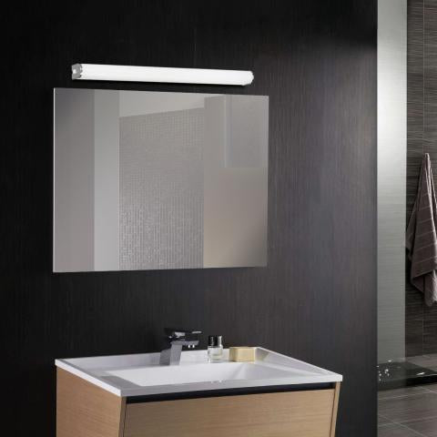 ACB Loira Aplique A3592170C Cromo/Opal, LED 20W 1800lm, CRI90 CL.II IP44, LED integrado, Con interruptor, 3000K-4000K Slide Switch