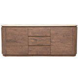 Aparador Camacho 68562 de madera y cerámica, vista frontal completa sobre fondo blanco