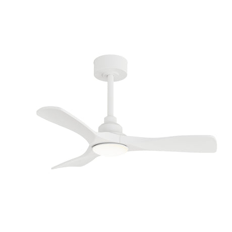 Ventilador de techo con luz Sulion Carla S LED blanco apto exterior CCT IP44 Ø91cm 21W 2198767