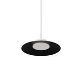 Lámpara de techo colgante Sulion Carmen LED metal CCT Ø30cm 9W blanco y tulipa negra — ref. 2200057 (4)