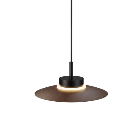 Plafón Sulion Carmen LED madera metal CCT Ø30cm 9W 2191423
