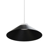 Lámpara de techo colgante Sulion Carmen LED metal CCT Ø45cm 9W blanco y tulipa negra — ref. 2199818 (4)