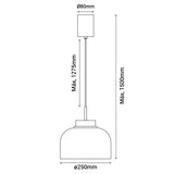 Plafón Sulion Carmen LED metal CCT Ø25cm 9W 2199801